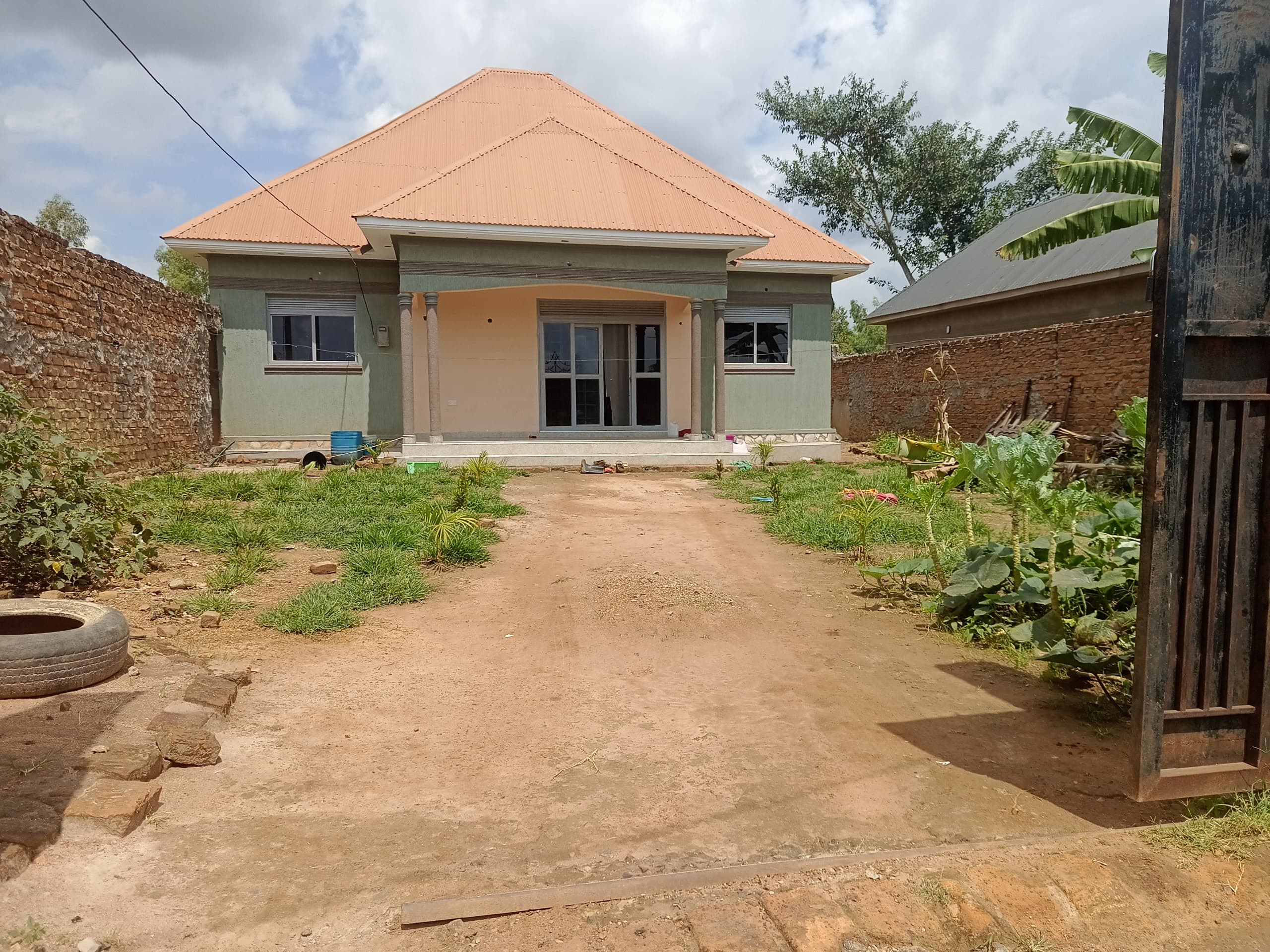 The same house today, finished and lived in